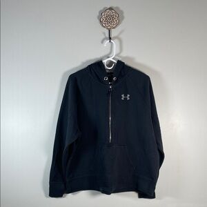 Under Armour Black Full-Zip Hoodie with pockets Women Black